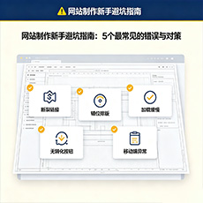 南昌建站-网站制作新手避坑指南:5个最常见的错误与对策