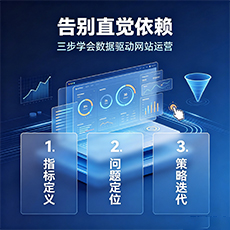 南昌建站-告别直觉依赖：三步学会数据驱动网站运营