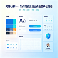 南昌建站-网站UI设计：如何用视觉语言传递品牌信任感
