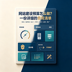 南昌建站-网站建设预算怎么做？一份详细的费用清单