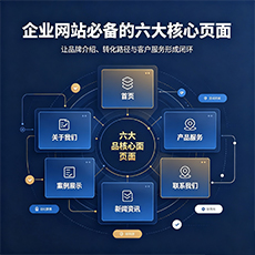 南昌建站-企业网站必备的六大核心页面